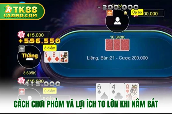 Cách chơi phỏm và lợi ích to lớn khi nắm bắt
