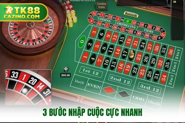 3 bước nhập cuộc cực nhanh